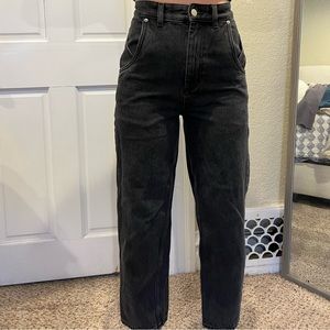 & Other Stories Paris Atelier Balloon Jeans in Washed Black